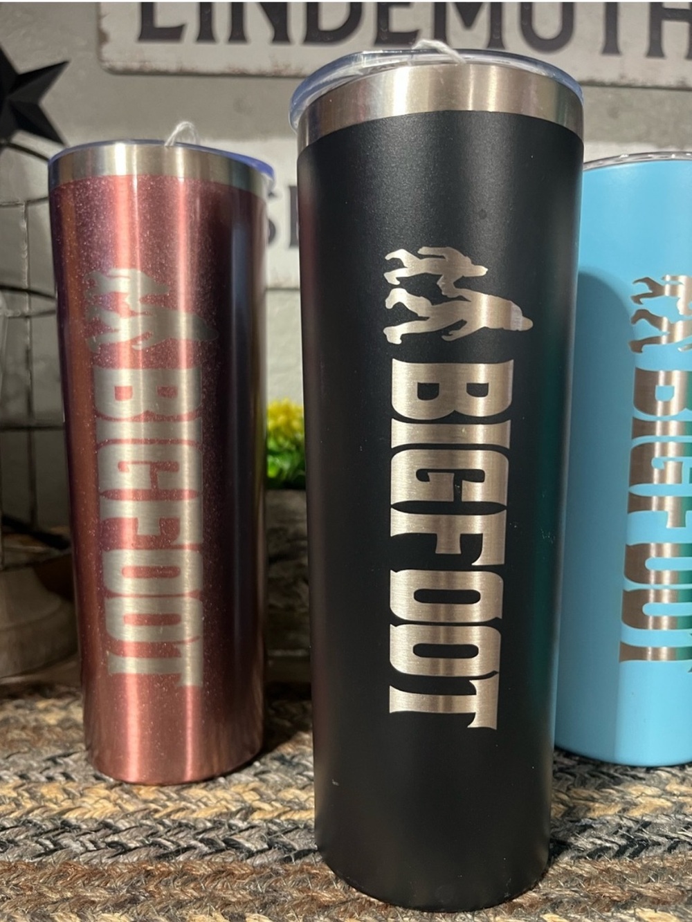 Stainless Steel Black Travel Tumbler. 1tumbler only.
